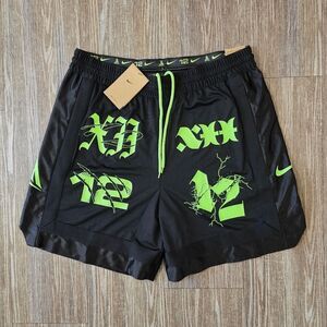 Nike Ja Men's Dri-FIT DNA 6" Basketball Shorts Black/Lime Blast XL FN2975-010